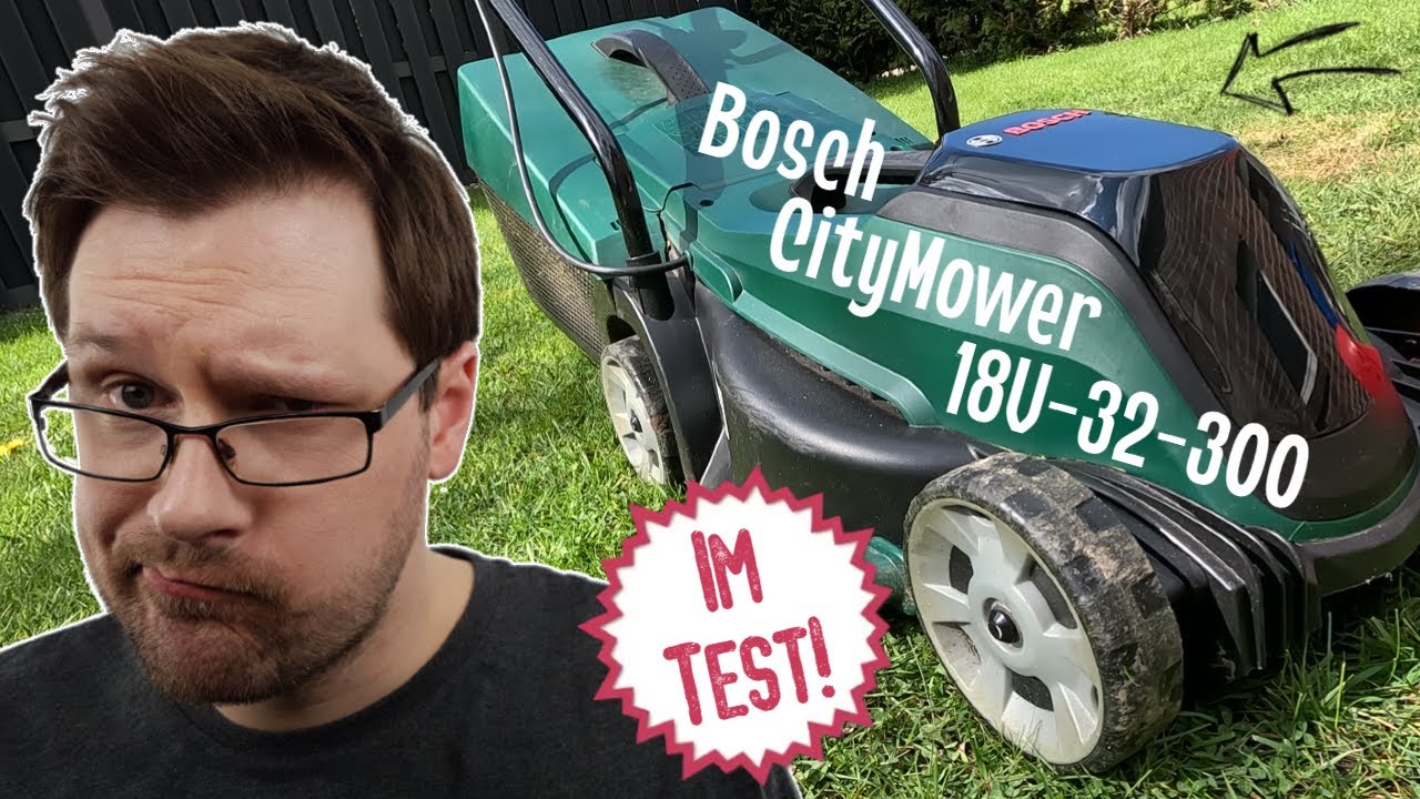 Bosch CityMower 18V-32-300 Test ► Inkl. Erfahrungsbericht nach 1 Jahr Nutzung! | Wunschgetreu