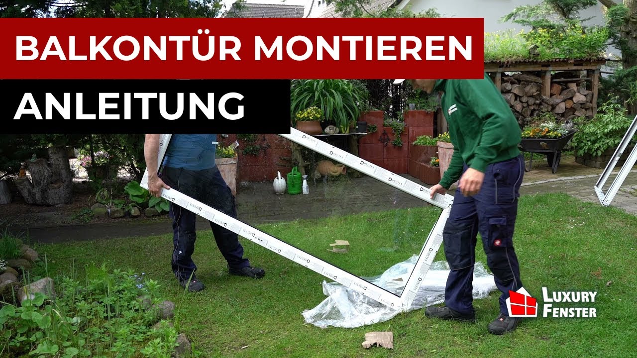 Balkontür Montage | Luxury Fenster