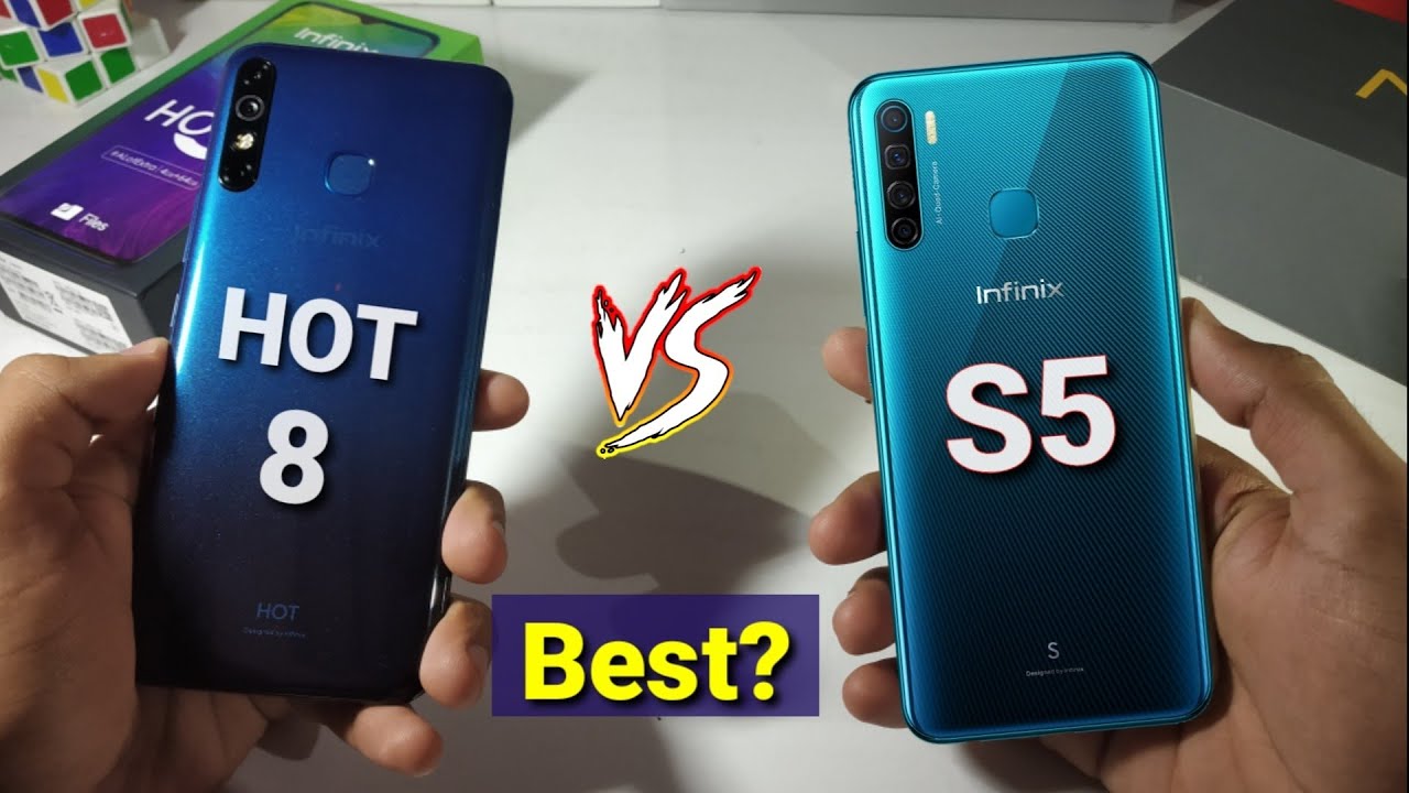 Infinix s5 vs Infinix hot 8 Full Comparison - Camera, Battery, Specifications