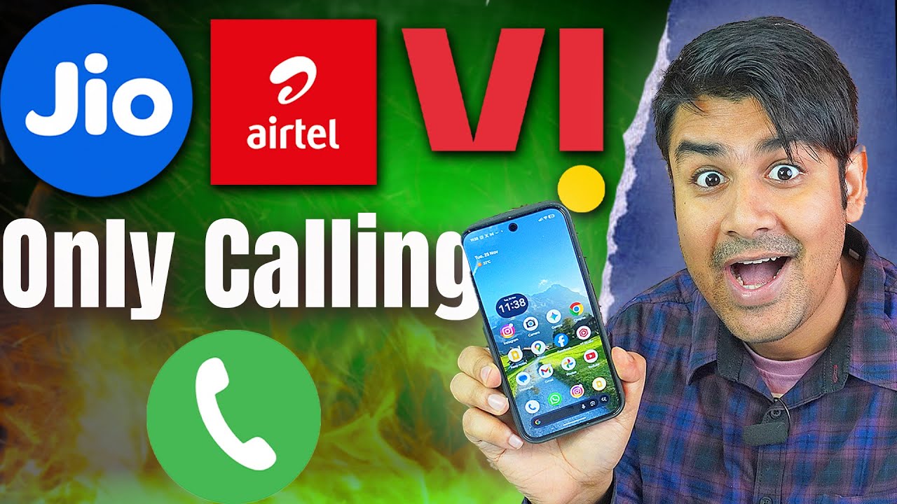 Only Calling Plans - Jio, Airtel, Vi, BSNL - 2025 - 2026