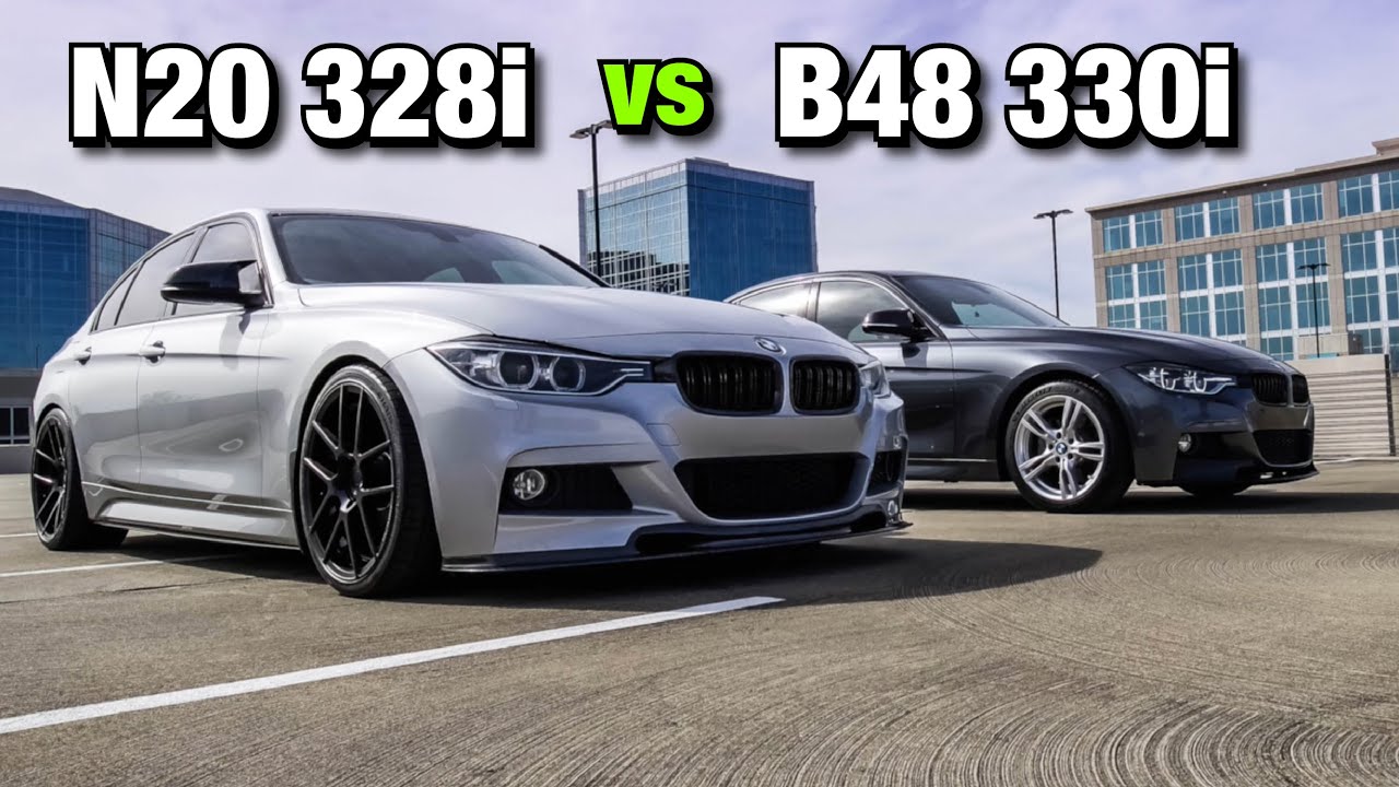 BMW F30 328i против 330i ГОНКА!