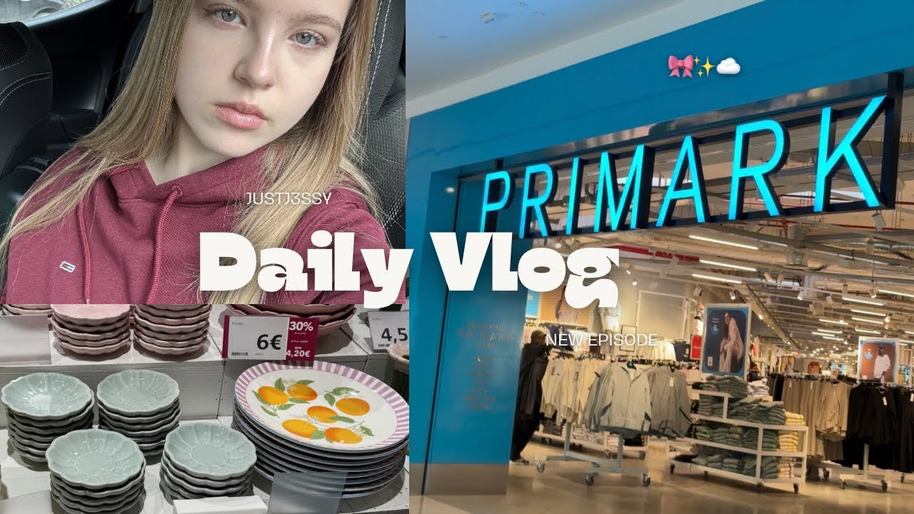 Reset day + giretto da Primark e altri negozi 🎀✨☁️ Daily VLOG