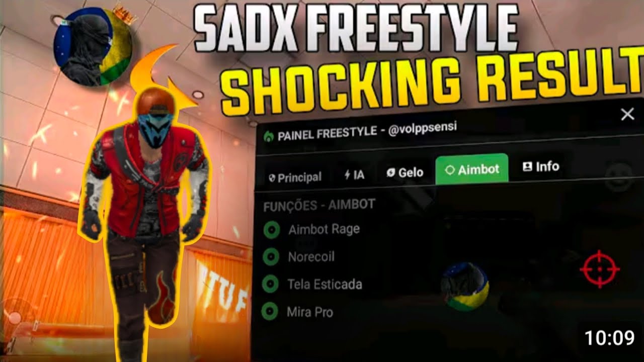 sadx freestyle panel 🇧🇷☠️#freestyle #freefire #zodxfreestyle @sadxfreestyle 