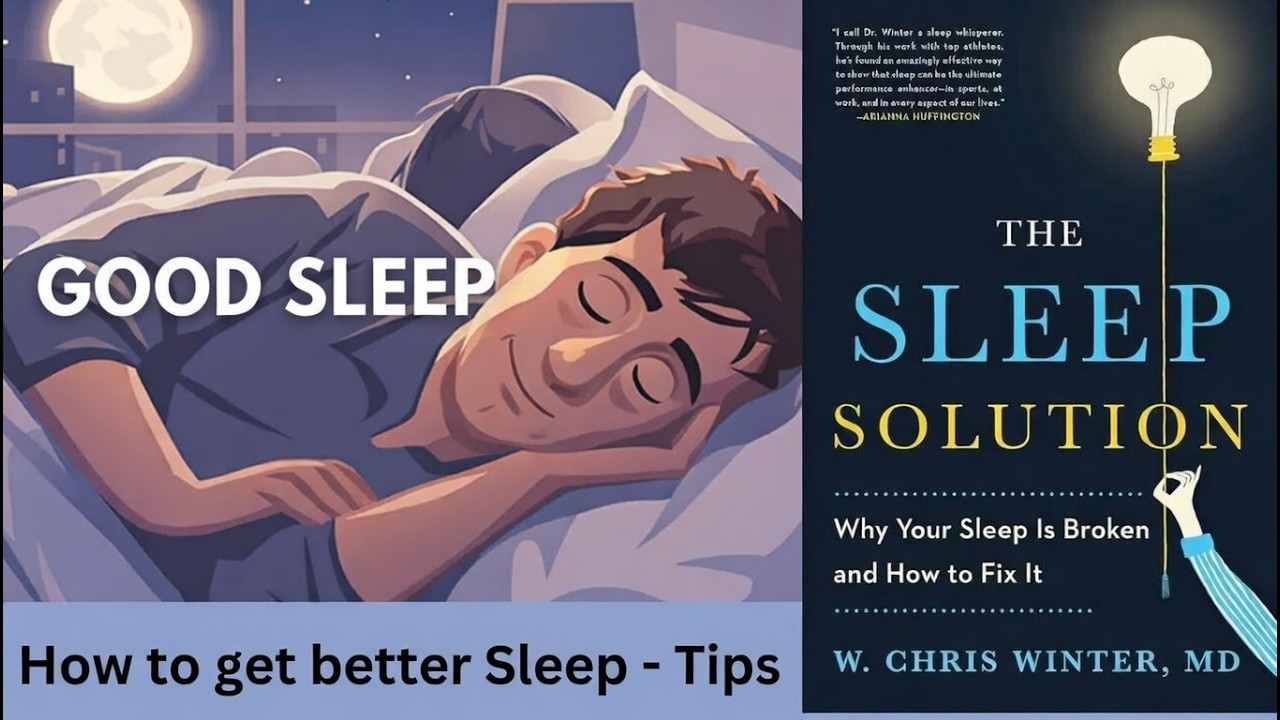 Simple Tips For Getting a Good Night's Sleep | Sleep Solution Book Summary in English