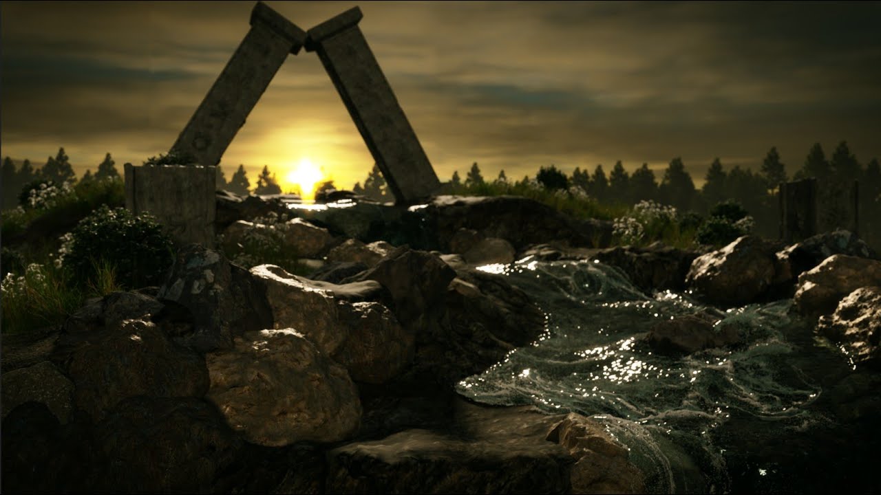 Creating a Stunning Waterfall Environment in Blender | Flip Fluids + Arborea + True Sky | Tutorial