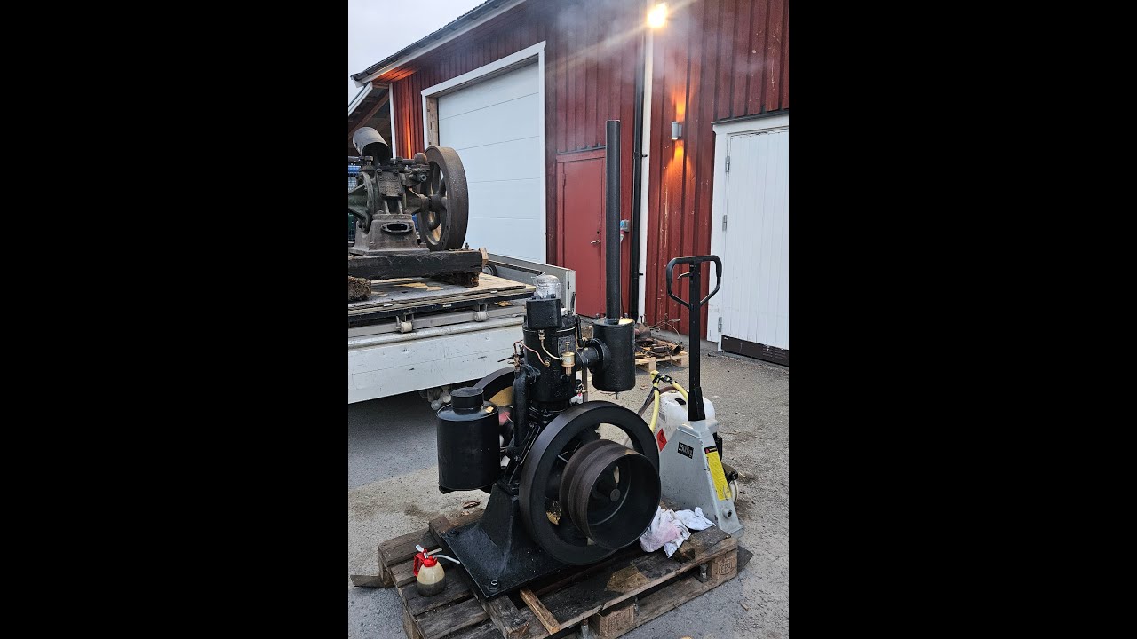 Jerngänget kör Krylbo tändkulemotor