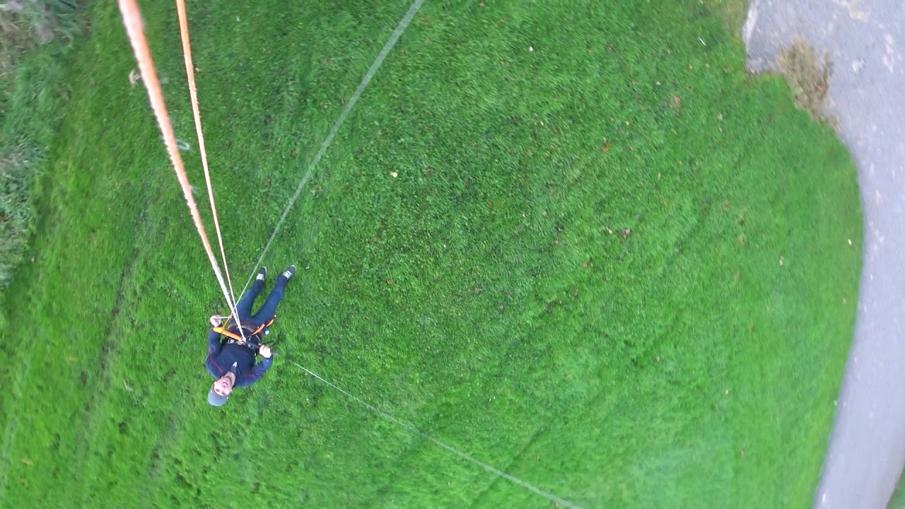 kitesurfing kite camera on lines sony action cam test - fail