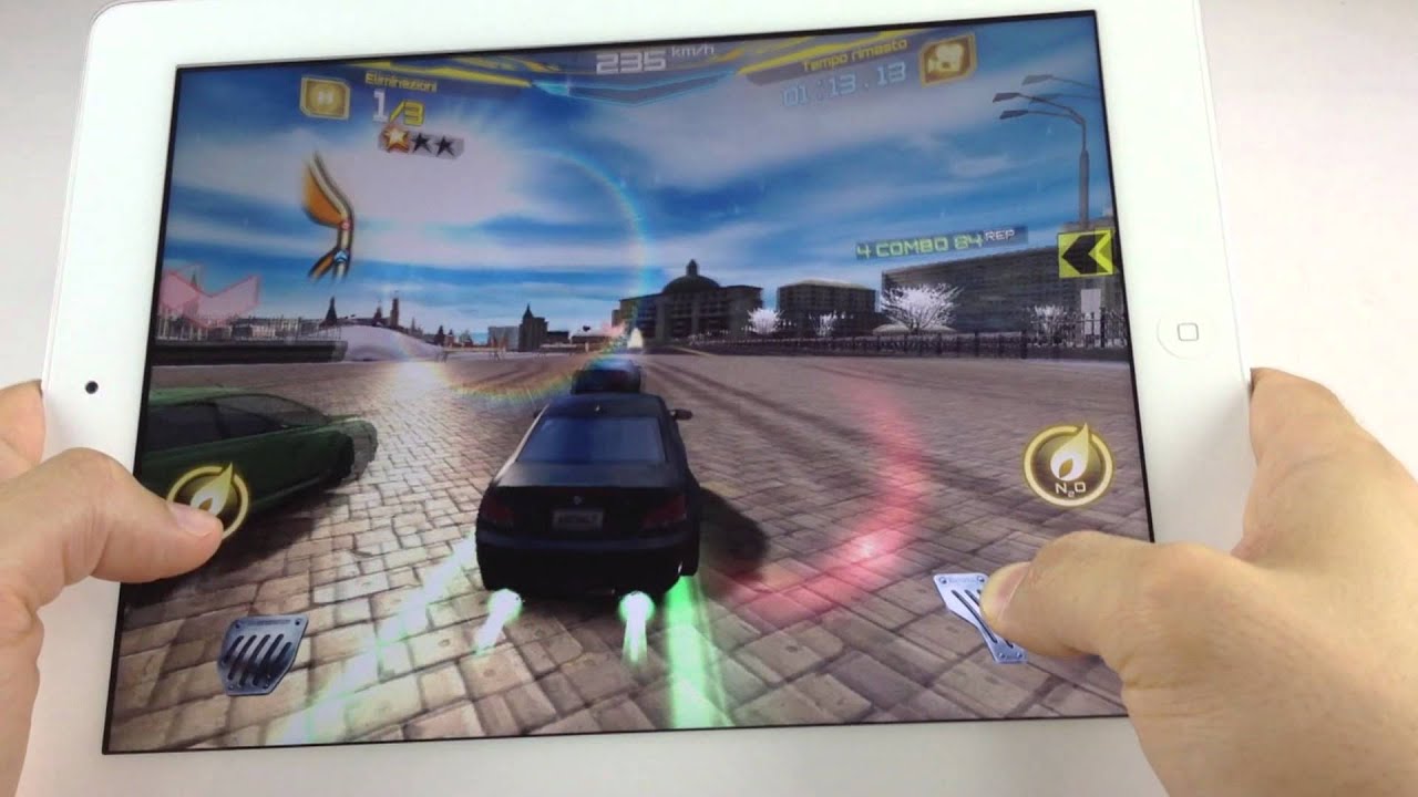 Asphalt 7 games apple iOS test new iPad by HDblog