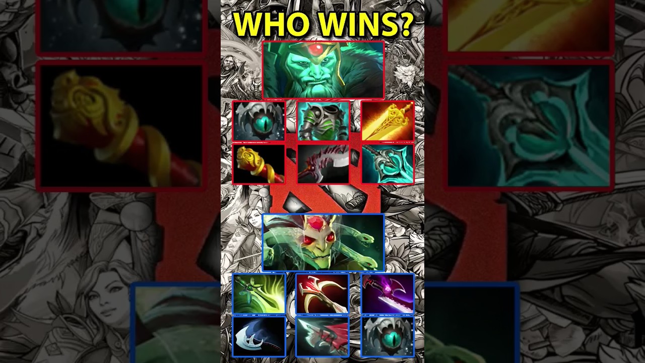 Wraith King Vs Medusa  | Passive Tournament #shorts