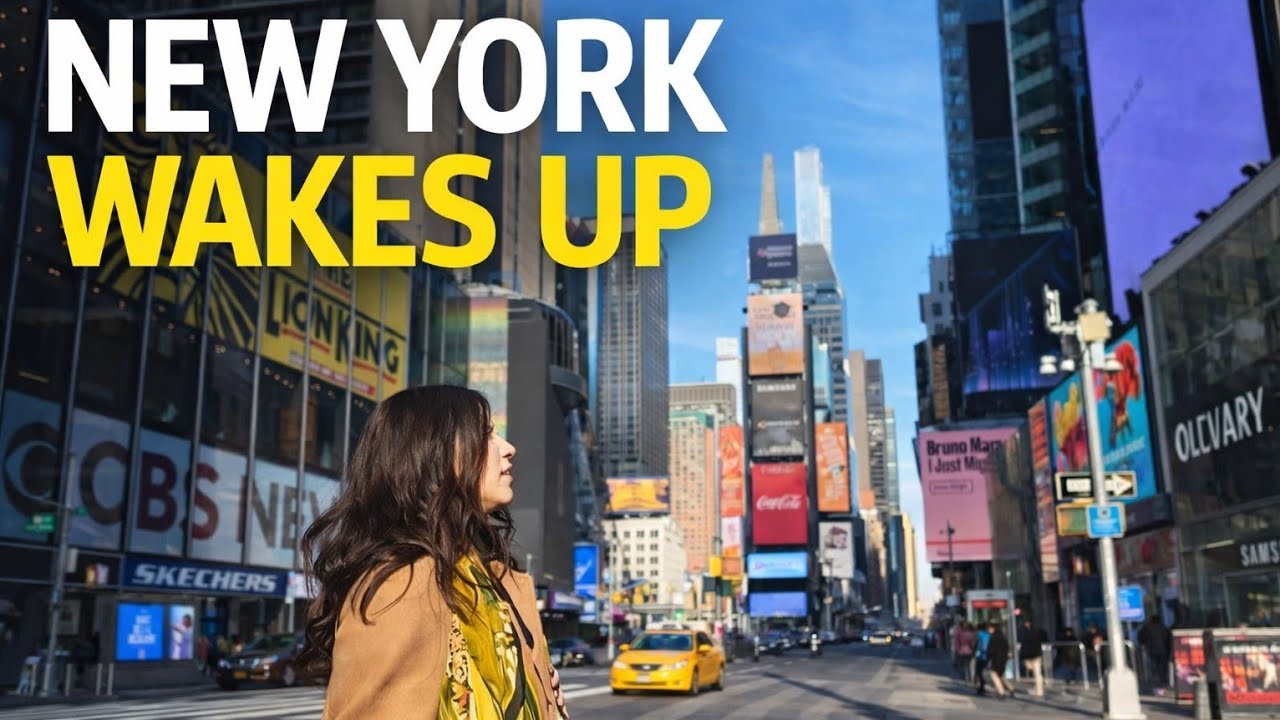 New York Wakes Up | A Morning Walk Through Midtown