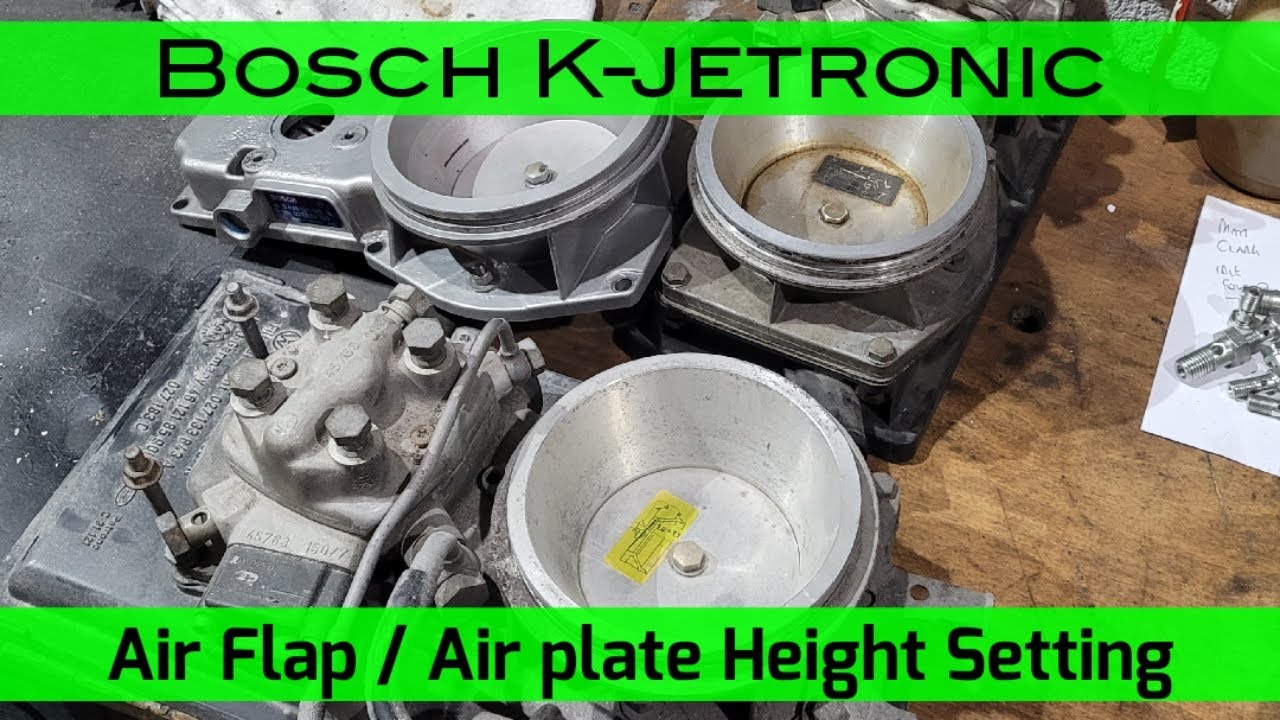 Bosch K-jetronic - Air Flap / Air Plate Height Setting