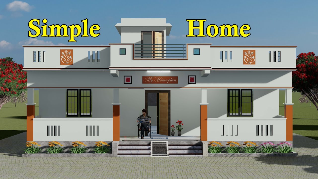 सबसे अच्छा घर का डिज़ाइन एक भाई के लिए I  घर का डिजाइन 3 बेडरूम के साथ I Beautiful Home Design