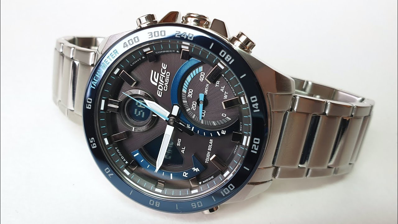 CASIO EDIFICE ECB-900DB-1B. Обзор\Review