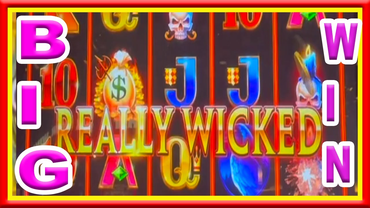 ** BIG WIN ** NEW REALLY WICKED WINNINGS ** SLOT LOVER **