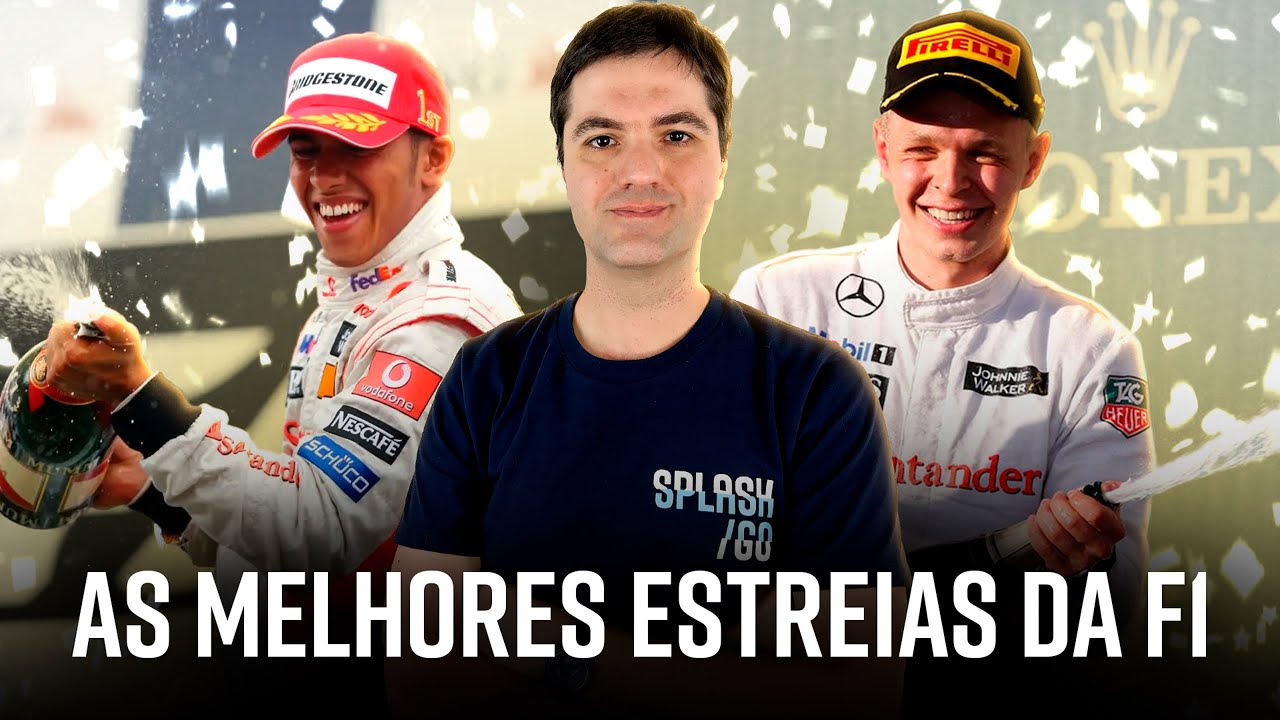 As melhores estreias da Fórmula 1. Hamilton, Nasr, Magnussen. Quem chegou chegando? #shorts #f1