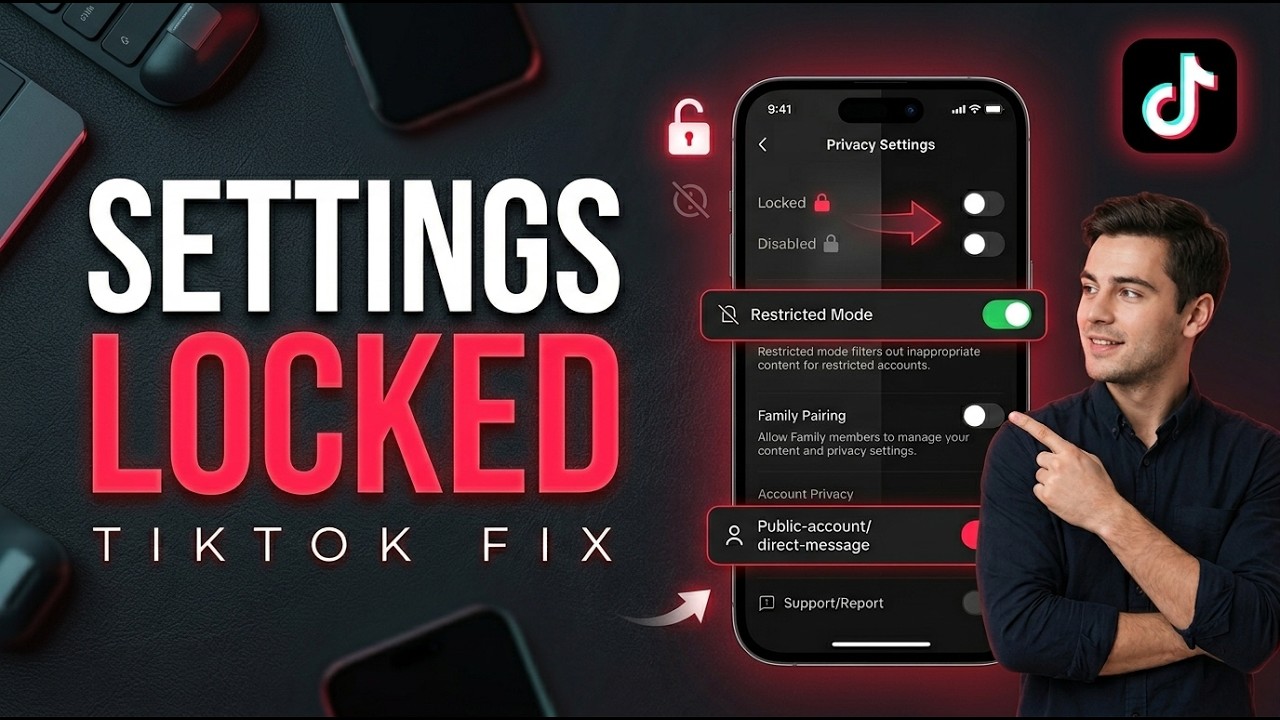 Fix TikTok Privacy Settings Restricted | Step-by-Step Guide