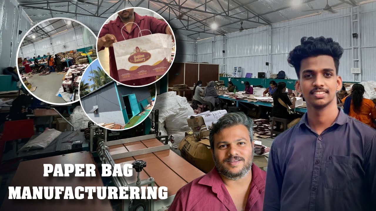പേപ്പർ ബാഗ് നിർമ്മാണം | Paper bag manufacturing | Kasaragod | Kerala