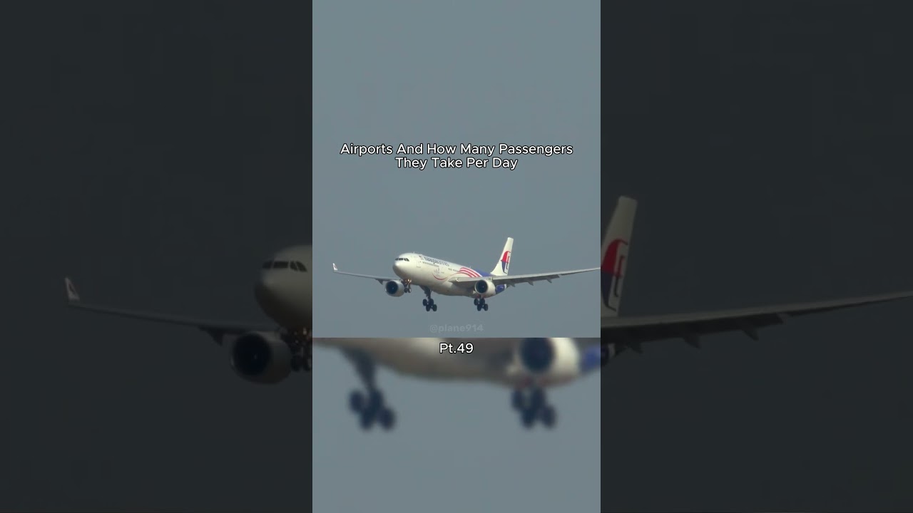 Airports And How Many Passengers They Take Per Day Pt.49 #aviation #airport #passenger #airplane