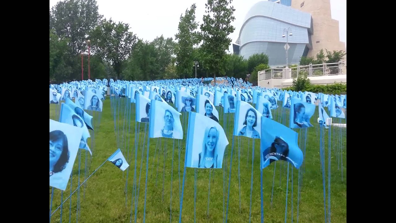Flags at the Forks - In The Middle, Citizen Gardens, Cool Gardens