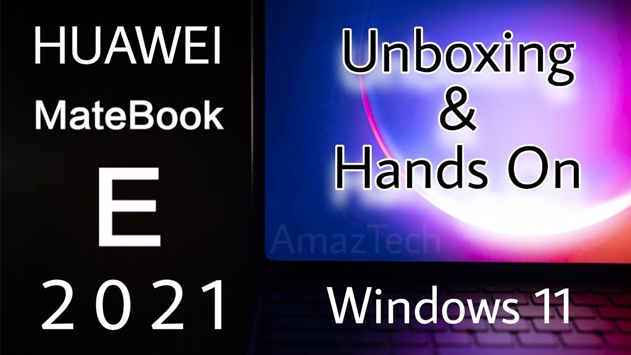 Huawei MateBook E ( 2021 ) OLED w/ Windows 11 - Surface Pro 8 Killer - Unboxing & Hands On