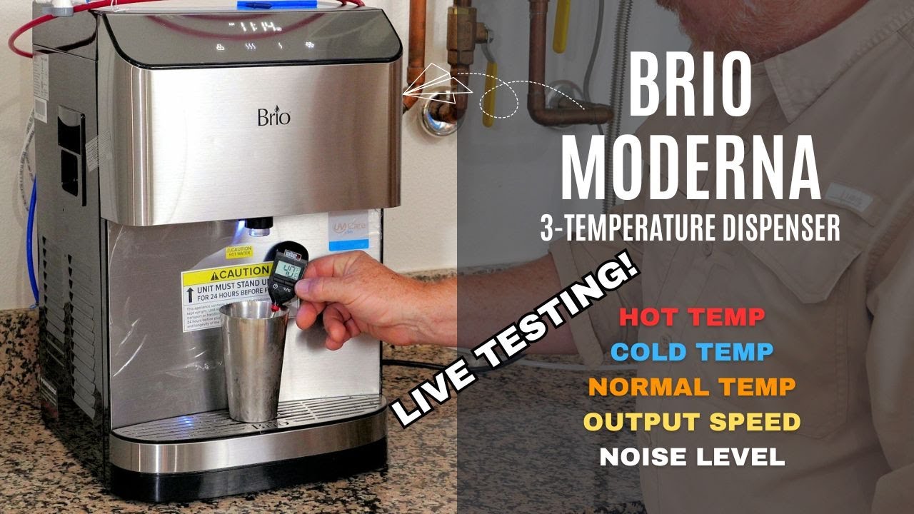 Brio Moderna Bottleless Water Dispenser &ndash; Cold & Hot Water Test 💦