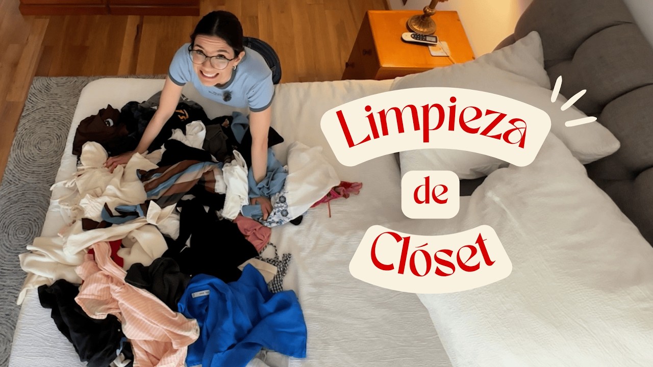 saqué el 60% de mi ropa porque estaba abrumada