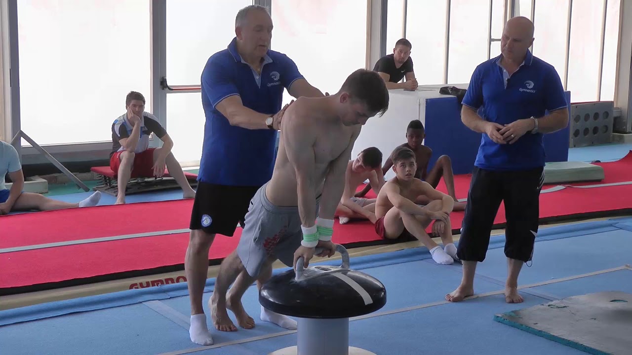 UEG MAG CAMP TIRRENIA 2019- POMMEL HORSE spindle & stoeckli
