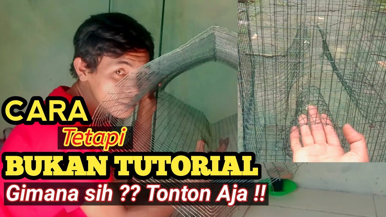 Begini Toh Membuat Bubu Ikan Lele Lembat Atau Keli || Simak videonya cuy !!