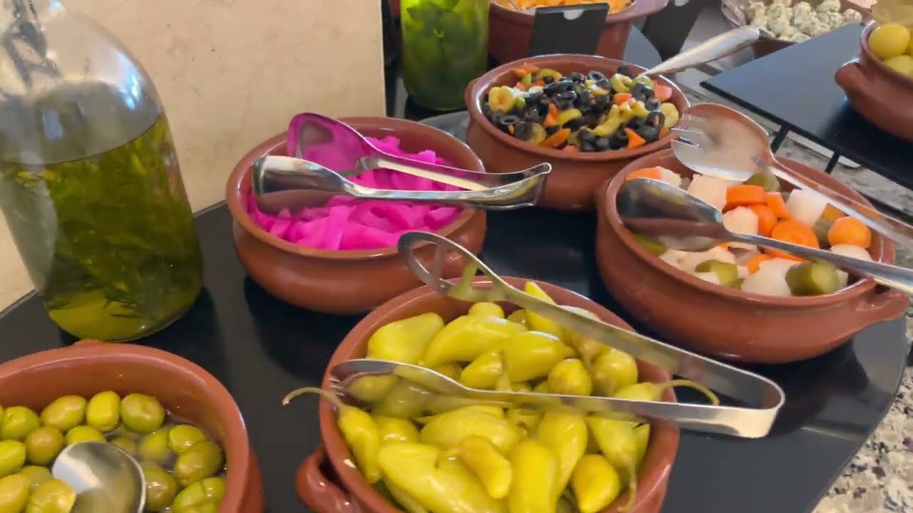 Breakfast @ Hilton Dea Sea Resort & Spa, Sowayma, Jordan - 4K