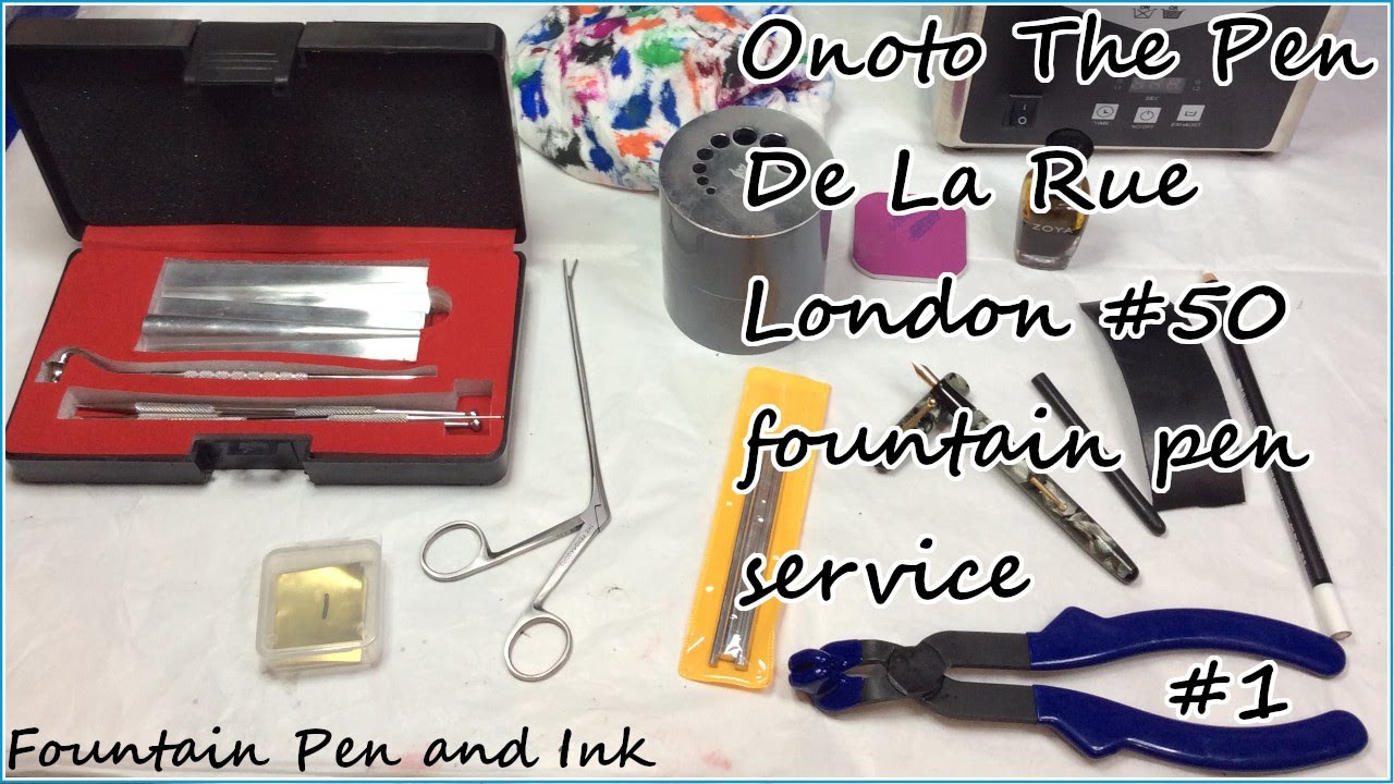 Vintage Onoto De La Rue #50 fountain pen service - Part 1 -