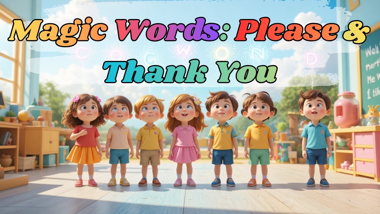 Magic Words: Please and Thank You | Kids Manners Song | Learn Polite Words for Children | Kids Mania
