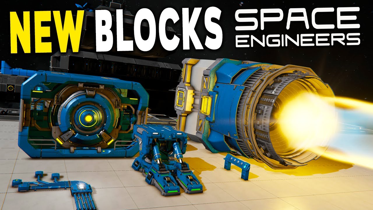NEW Blocks for Space Engineers Core Systems Update (Jump Drive & More)