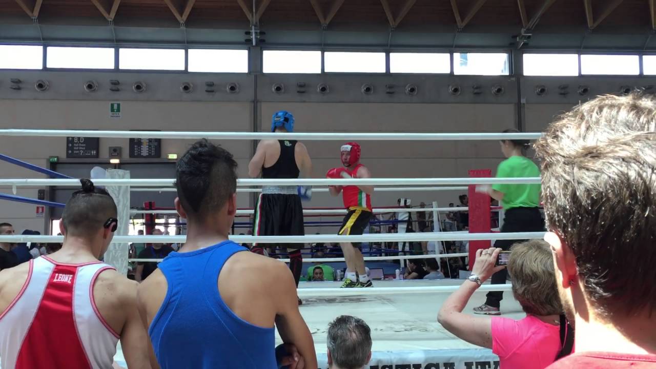 Martini Gianni Finale campionato Italiano light boxe 81kg Cat. Master 2016 Rimini #boxing 