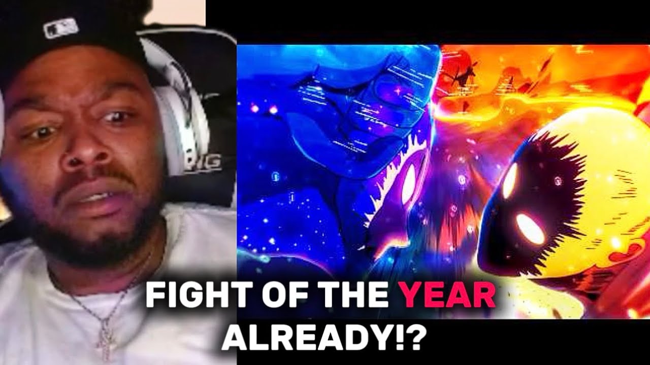 FIGHT OF THE YEAR ALREADY? (COSMIC GAROU VS SAITAMA FULL FIGHT)