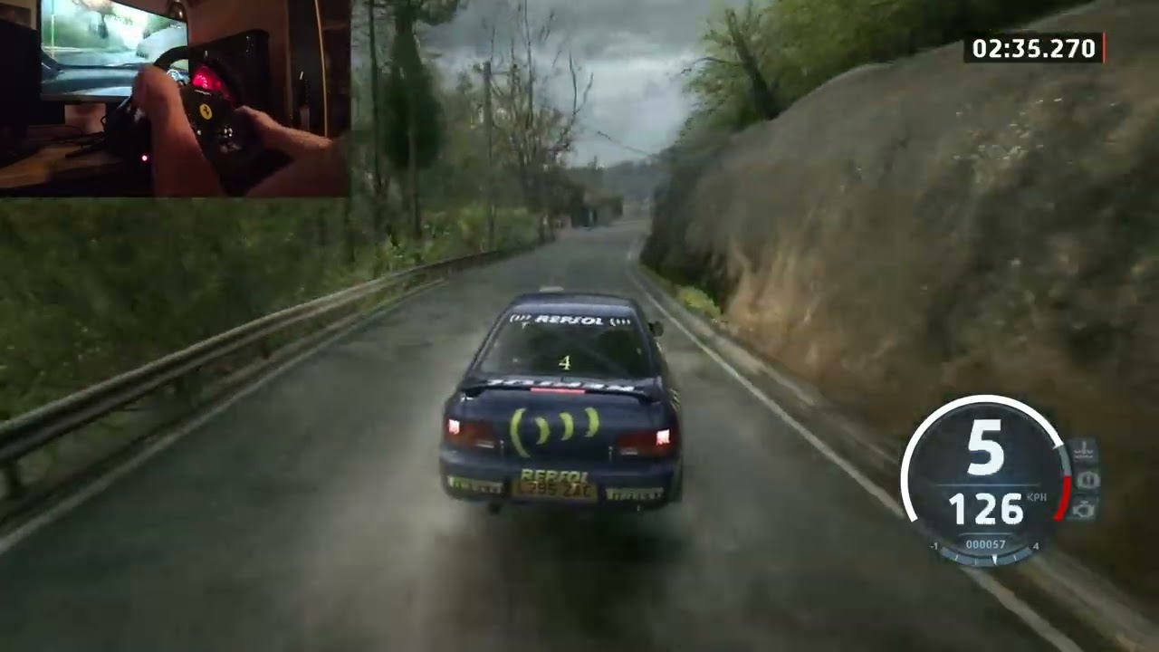 WRC Rally Japan Subaru Impreza 555 Wet Weather
