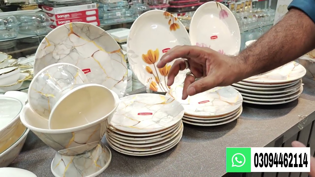 Brite steel official melamine dinner set mexon 88p