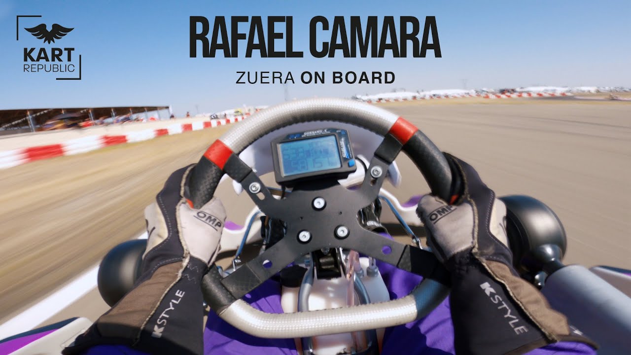 KARTING On Board Lap with RAFAEL CAMARA - ZUERA