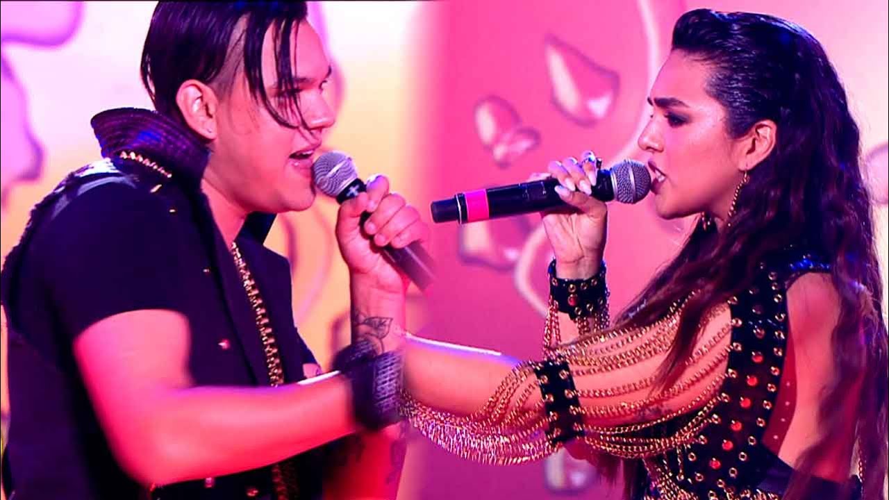 Ángela Leiva y Brian Lanzelotta abrieron el ritmo de rock nacional con un éxito de Rata Blanca