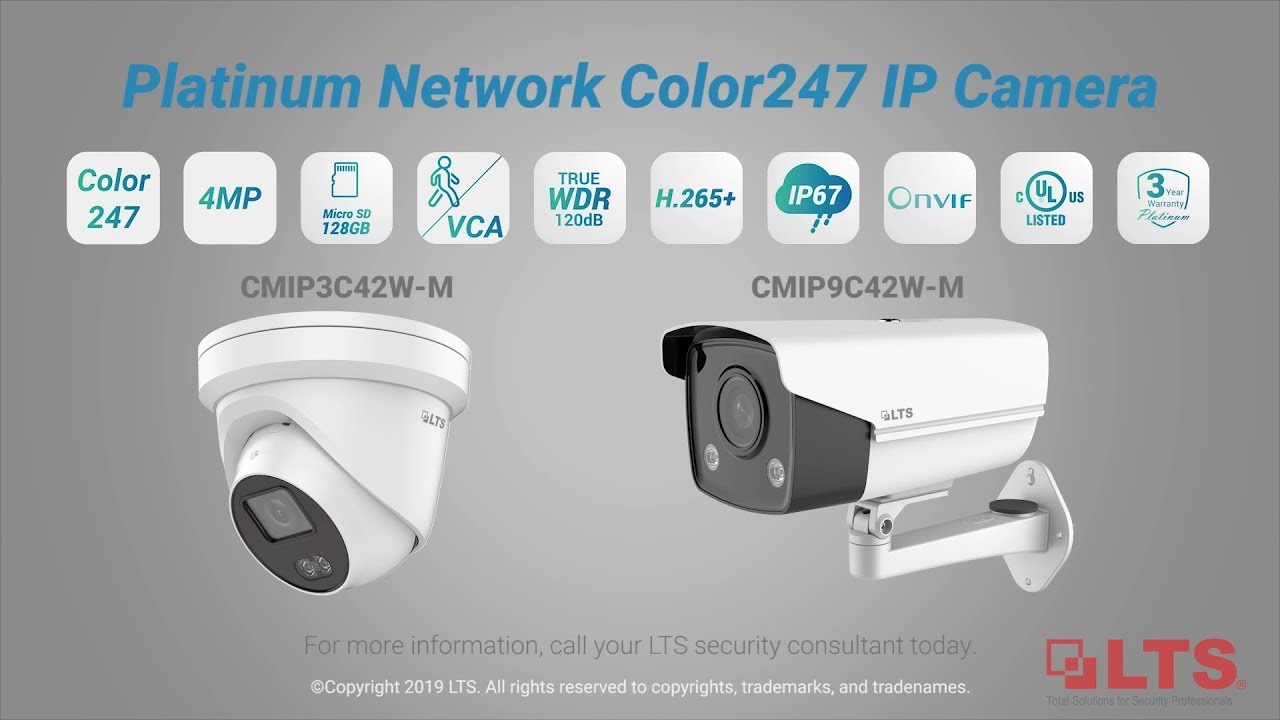 LTS Platinum, Seeing Color at Night with LTS Color247 IP Camera