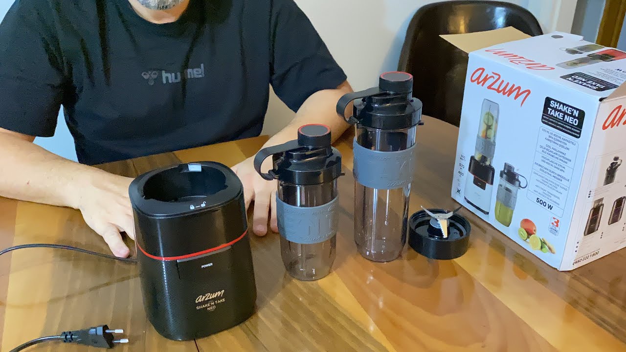 Arzum AR1147 Shake'N Take Neo Kişisel Blender - Siyah Tanıtımı ve Kutu Açılımı |Her Telden