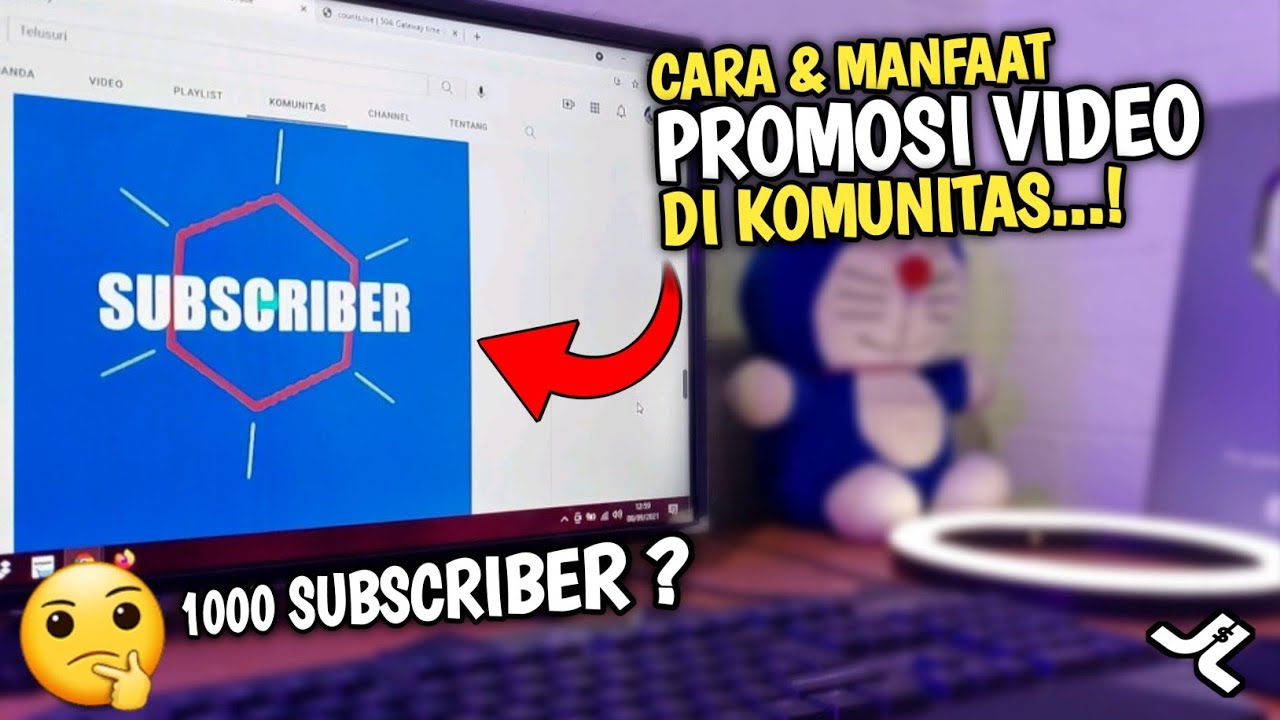 Cara Promosi Video Di Tab Komunitas YouTube Jalan Sugik