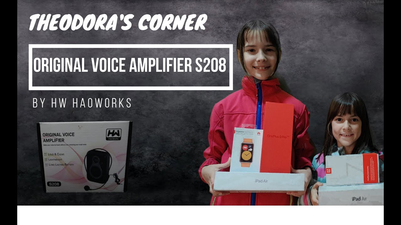 HW HAOWORKS PORTABLE VOICE AMPLIFIER S208  UNBOXING, REVIEW AND TEST