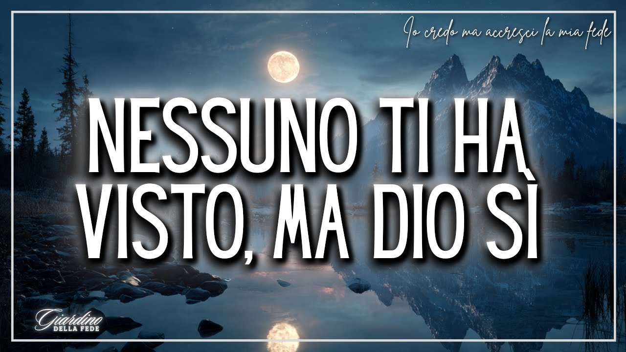 Dio vede ciò che nessuno vede in te e ti dona un nuovo inizio.