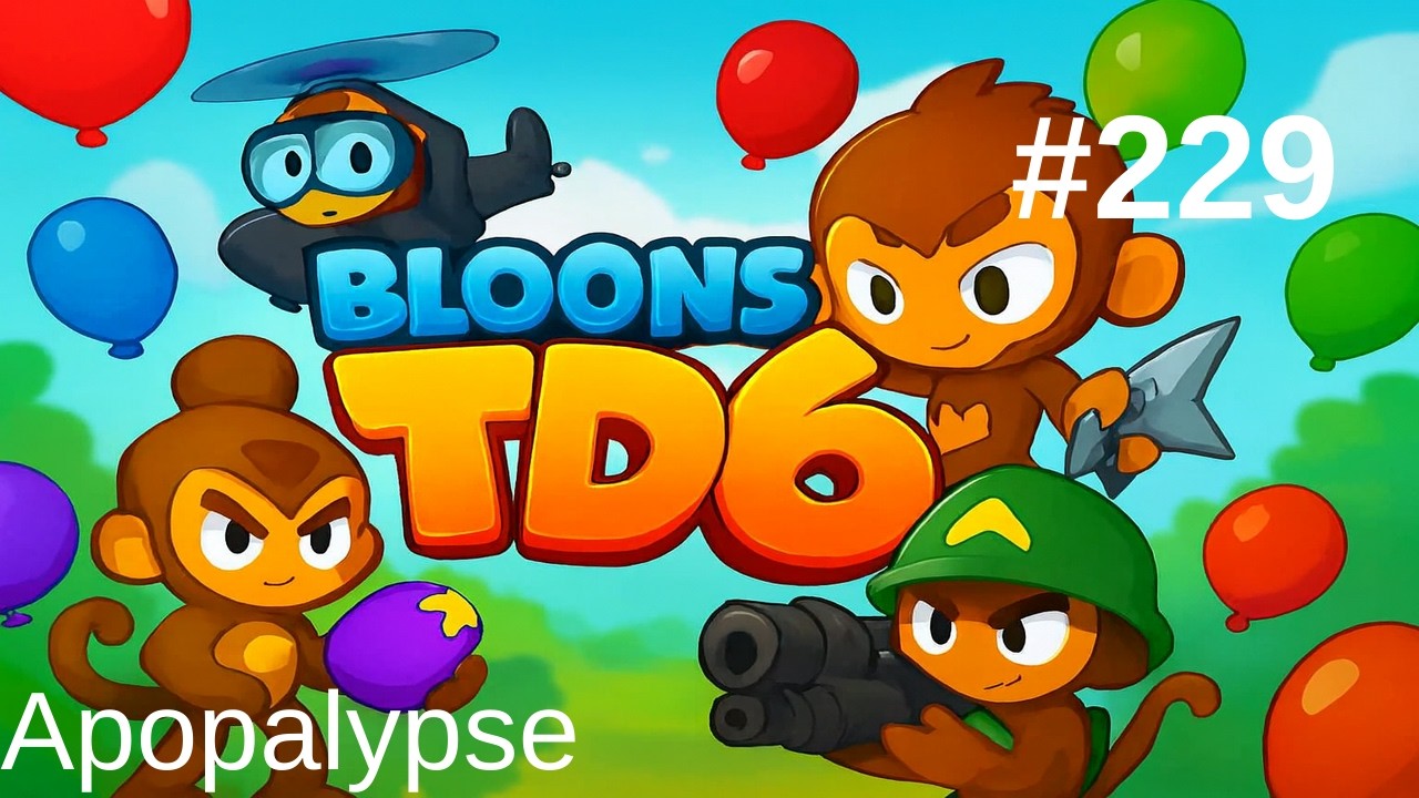 Bloons TD 6 No Commentary Gameplay( Tree Stump -Medium- Apopalypse ) EP-229