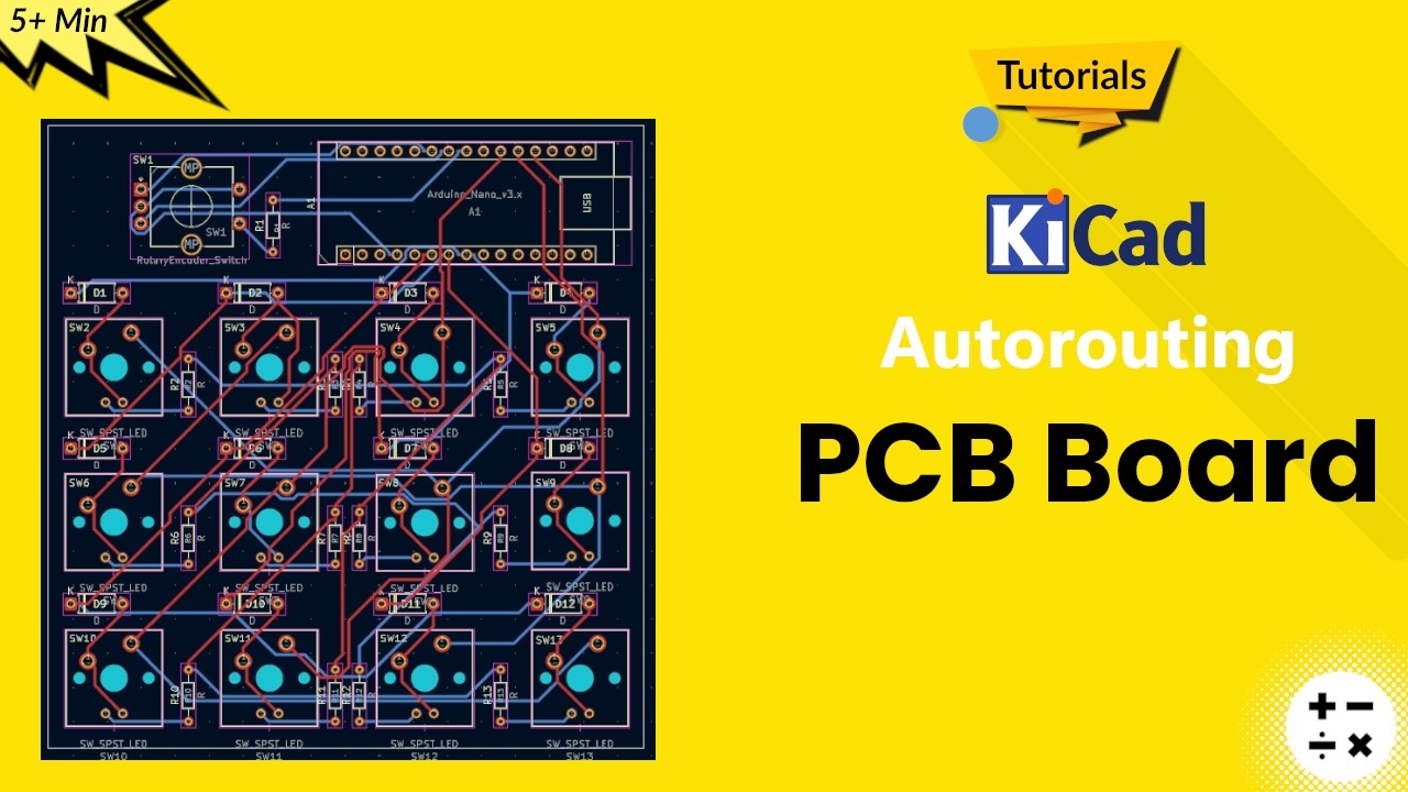 Autorouting PCB board using the Plugin Autorouting in Kicad 9 | KiCad 9 Beginner's Tutorials