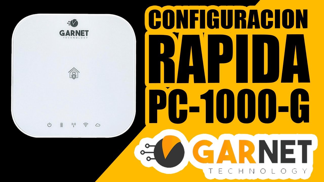 Como configurar tu panel de alarmas GARNET PC-1000G - Facil y Rapido!