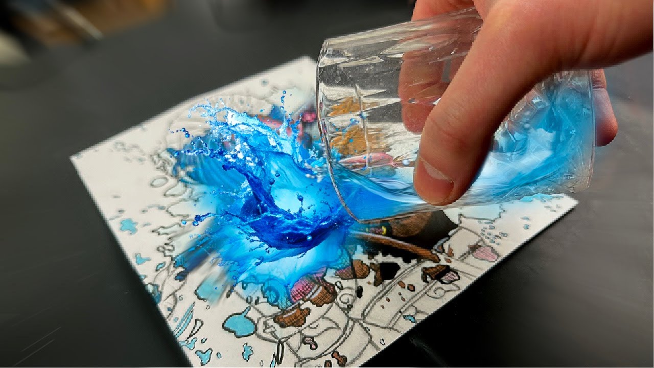 First Time Trying Spill Art | Arcane | ft. Arrtx