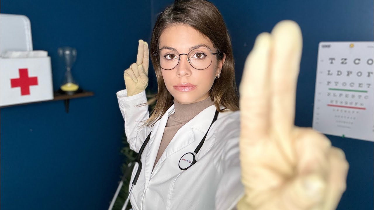 ASMR MOST Realistic Cranial Nerve Exam (Trigeminal Neuralgia, Eye, Ear Exam)