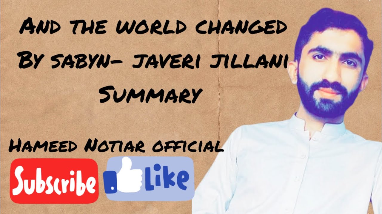 And the world changed:Short story #trending #literature #english #funny #viral #story #summary #will