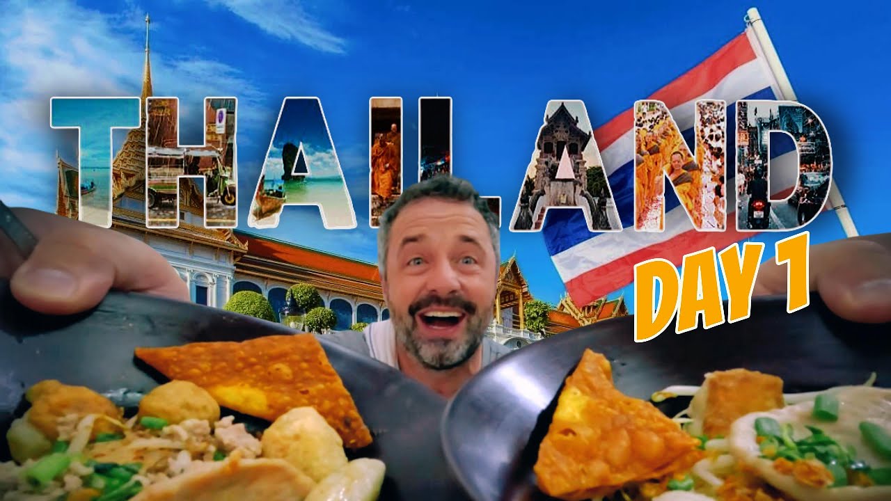 1st EVER THAI MEAL - 1st TIME IN THAILAND!!! 🇹🇭